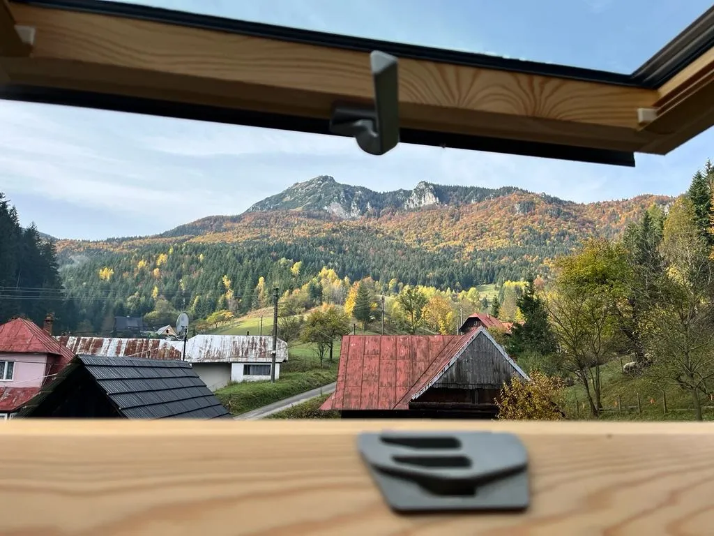 An autumn view of the Rozsutec massif in full colour